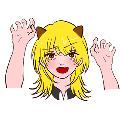 [LINEスタンプ] 美少女4姉妹だけど何か？？