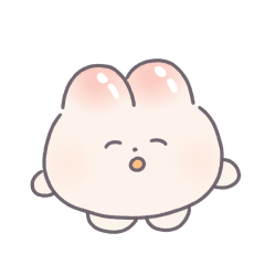 [LINEスタンプ] ぷりちりうさちゃん