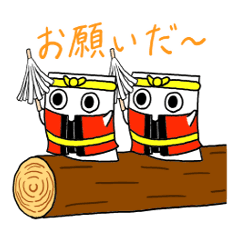 [LINEスタンプ] もめんの日記 ～信州巡り編～