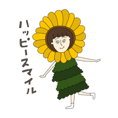 [LINEスタンプ] カラフルな女の子のスタンプ（カランプ）