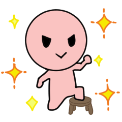 [LINEスタンプ] カラフル小人(LINEスタンプの日)