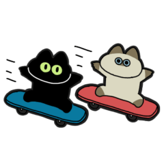 [LINEスタンプ] まぐろとはまちはねこですよ3