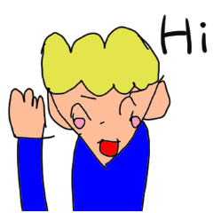 [LINEスタンプ] こうちゃん英語編1