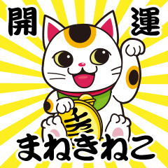 [LINEスタンプ] 開運まねきねこの日常で使えるスタンプ