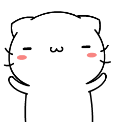 [LINEスタンプ] ホワイトチョコレート猫 2