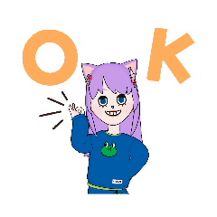 [LINEスタンプ] 猫耳ガールスタンプ