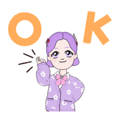 [LINEスタンプ] ゆめちゃんの1日