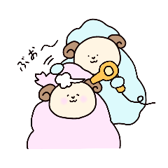 [LINEスタンプ] ぼく、ひつじ。そらともも