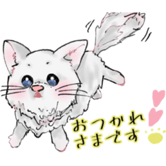 [LINEスタンプ] ネコのみーこちゃんです