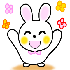 [LINEスタンプ] うさぎのうさるるんの日常