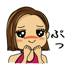 [LINEスタンプ] まりーちゃんママのつぶやき