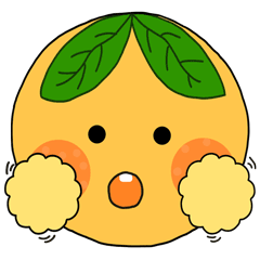 [LINEスタンプ] かわいいみかんのアニメ