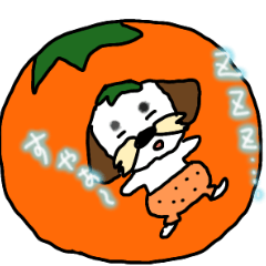 [LINEスタンプ] みかんの妖精〜シーズーの、もくちゃん〜