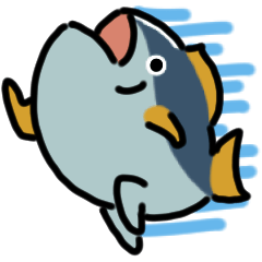 [LINEスタンプ] 動くマグロのスタンプ