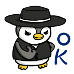 [LINEスタンプ] ペンギンのペンテ