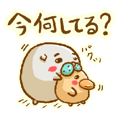 [LINEスタンプ] がんばれ犬丸1【日常スタンプ♪】