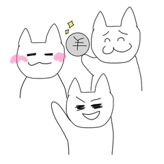 [LINEスタンプ] にゃんず大集合