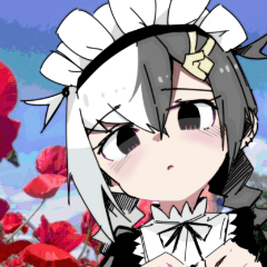 [LINEスタンプ] 闇メイドのネミヨイちゃん。
