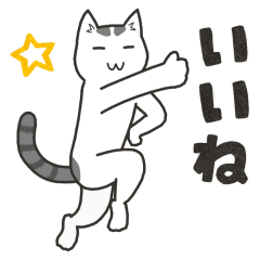 [LINEスタンプ] 40匹のねこの、みんなでいいね！