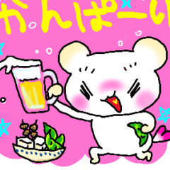 [LINEスタンプ] 白いくま。2