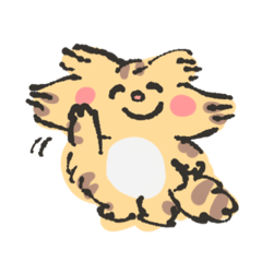 [LINEスタンプ] 可愛いネコ ひらりスタンプ