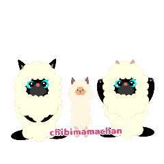 [LINEスタンプ] コスプリたい猫（アルパカバージョン）