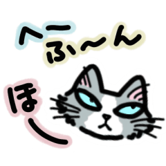 [LINEスタンプ] 端的に言う猫