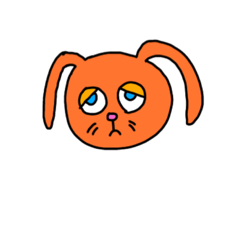 [LINEスタンプ] おれんじうさぎ①