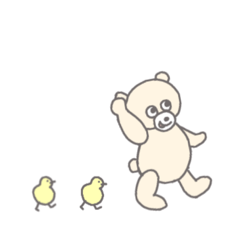 [LINEスタンプ] おきらくクマ太郎くん