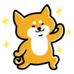 [LINEスタンプ] 色んなポーズのデフォルメ柴犬スタンプ