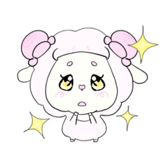 [LINEスタンプ] もこもこぷらむ