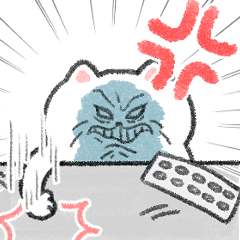 [LINEスタンプ] ゲームするぷくにゃん