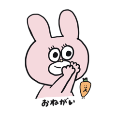 [LINEスタンプ] うさっぴ1