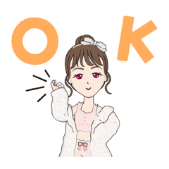 [LINEスタンプ] お眠なかじょ子ちゃん