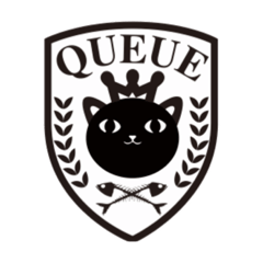 [LINEスタンプ] QUEUE猫スタンプ