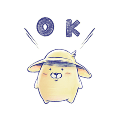 [LINEスタンプ] ムギワラビット