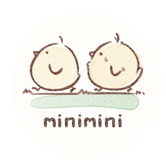 [LINEスタンプ] ひよこの兄弟～minimini～【修正版】