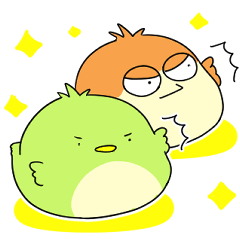 [LINEスタンプ] 鳥スタンプ！うぐいすっちとすずめっち