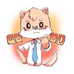 [LINEスタンプ] も〜っと！わんこ課長のスタンプ