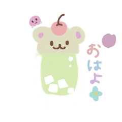 [LINEスタンプ] どうぶつとたべものスタンプ