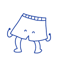 [LINEスタンプ] 半パンくん