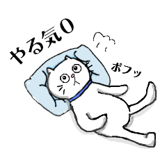 [LINEスタンプ] 白猫はくちゃん