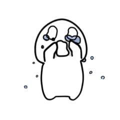 [LINEスタンプ] 弱気ちゃん