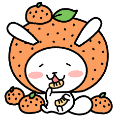 [LINEスタンプ] 【食欲の秋♪】ありのままうさぎのスタンプ