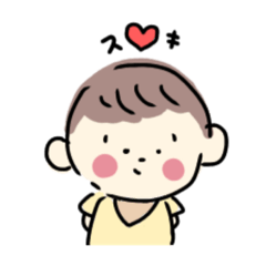 [LINEスタンプ] ゆるーい男の子ベビー