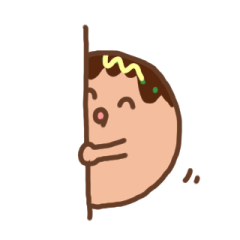 [LINEスタンプ] たこやきくんとたこやきちゃん