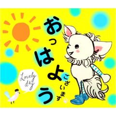 [LINEスタンプ] 保護犬保護猫活動を応援する会