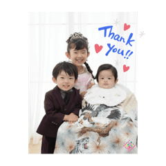 [LINEスタンプ] もも、とお、まゆ、けい可愛い子stamp