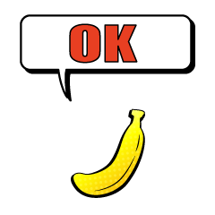 [LINEスタンプ] バナナの言葉を聞いてくれ！1