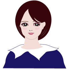 [LINEスタンプ] 普段使いの清楚系女子